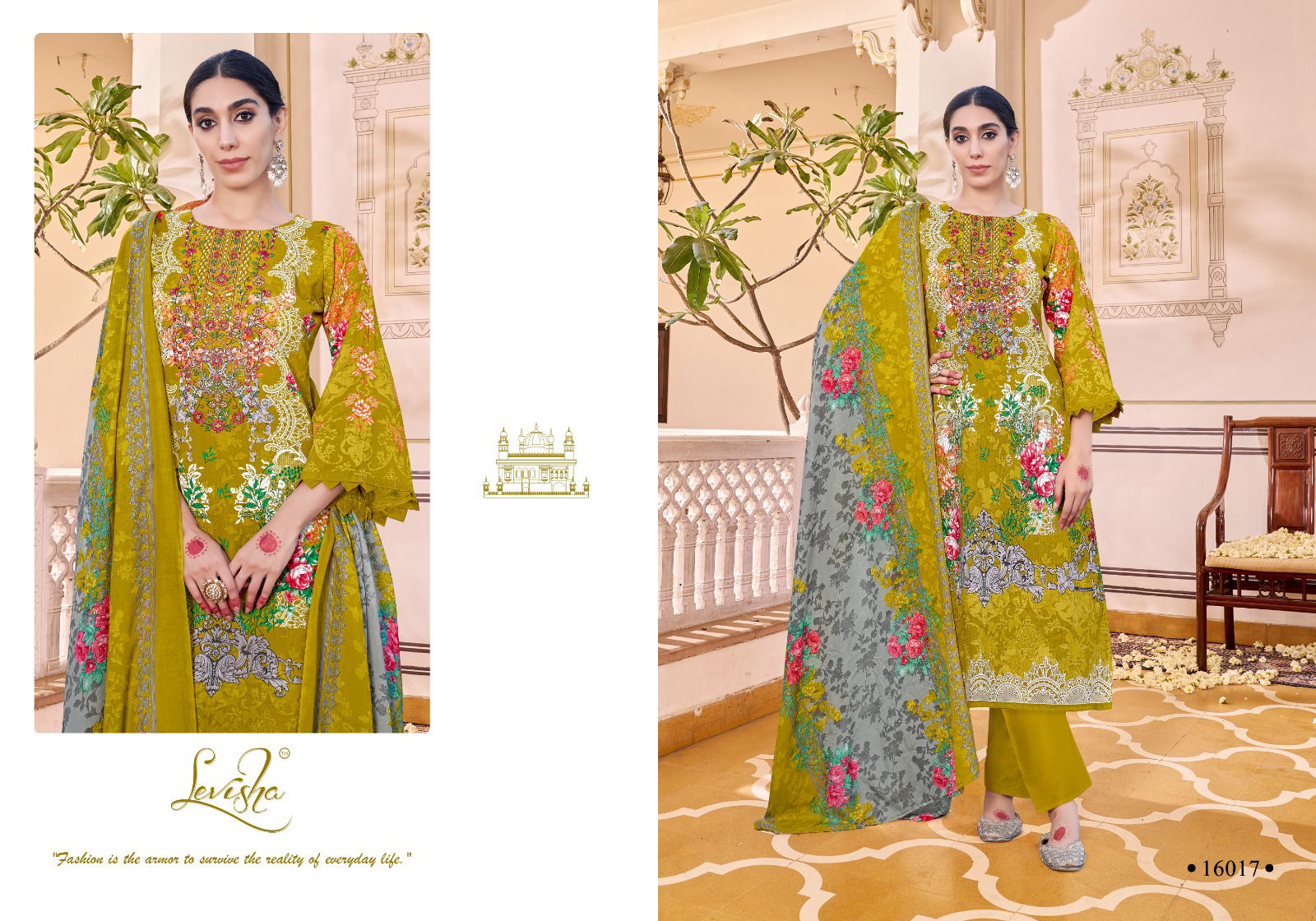 Naira Nx Vol 16 By Levisha Cambric Cotton Printed Dress Material Exporters In India